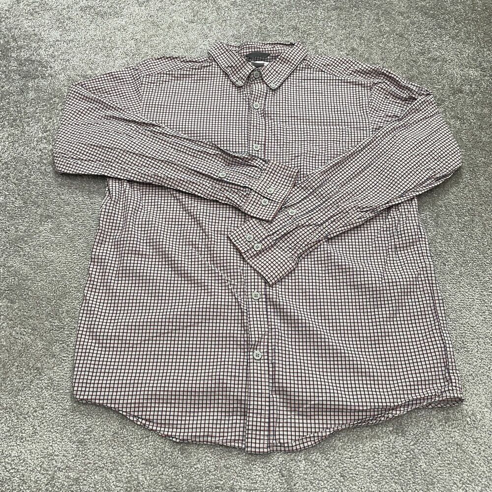Columbia Plaid Shirt Men Large Multicolor Check Long Sleeve Button Down Cotton